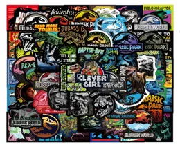 75pcs Jurassic Park Dinozor Hayvanlar Graffiti Stickers Mobilya Duvar Masası Diy Sandalye Oyuncak Araba Bilgisayar Motosiklet Motosiklet 5563496