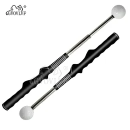 Aids Rhythm Click Sound Telescopic Warm Up Golf Swing Trainer Correcting Gesturer Training Aid for Tempo Grip Strength Practice Stick