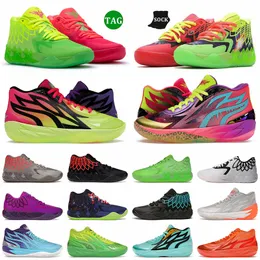 Mens Lamelo Ball Shoes MB.01 0.2 Rick Morty Adventures 농구 신발 Be You Honeycomb Supernova Nickelodeon Slime Phenom 디지털 카모 야외 운동화 트레이너