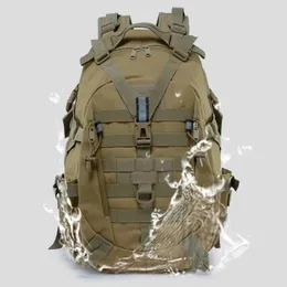 Zaino 25L di grande capacità in nylon impermeabile tattiche militari Molle Army Bag Zaino da uomo per zaini da viaggio da escursione
