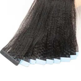 Extension MRS HAIR Nastro Yaki leggero nelle estensioni dei capelli Nastro Yaki dritto pressato in seta nelle estensioni Capelli umani Remy 1226 pollici 20 pz/pacco