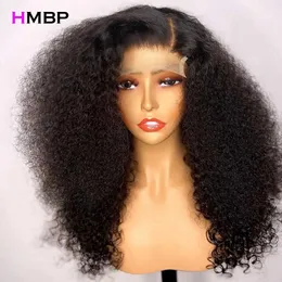 Syntetyczne peruki 360 Pełna koronkowa peruka Kinky Curly Human Hair Peruka 13x4/13x6 HD koronkowe peruki dla kobiet Brazylijskie wstępnie zabezpieczone 250 gęstość 240328 240327