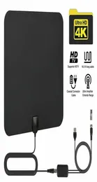 HDTV Antenler TV Dijital HD 80 Mil Range Skywire Kapalı 1080p 4K 16ft Koaks Kablosu Kolay Kurulum Yüksek Resepsiyon Yükseltilmiş1335016