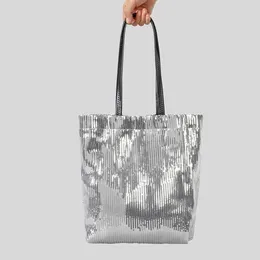 Totes Moda Paillettes Borsa a tracolla da donna Shinny Borse tote grandi Borse da donna Bling Borse da sera di lusso per feste 2024 Estate