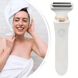 Epilator Electric Lady Shaver laddningsbar för kvinnor, bikinitrimmer för könshår underarmben ansikte, tvättbar hårborttagning epilator