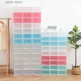 Storage Holders Racks Transparent detachable shoe box shoe rack drawer storage cabinet clothing storage box 3D shoe box Y240319