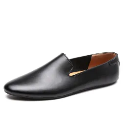 Skor quaoar våren autumm casual loafers skor för män klassiker kortfattad lätt slip på skor mode fritid körskor
