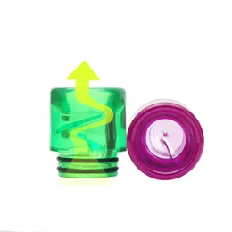 810 Drip Tip a spirale Colorato 810 DripTips a spirale elicoidale Accessori per fumatori di alta qualità Bocchino per flusso d'aria