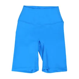 Lu Yoga Yoga Calça Sólida Cor Five Calças Sem Linha Aquelúcia Alta Cantura ioga Cloths Fitness Sports Feminino de Fitness Shorts No atacado