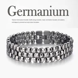 Bangle Mesinya 99.9998% tyska pärlor titanarmband Energi Hälsosam terapeutiskt armband för män Kvinnor Praktisk gåva smycken Box Set 240319