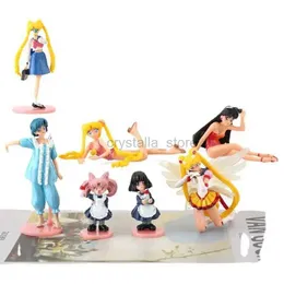 Manga Pikna Tsukino Usagi GK lalka liczna anio dziewczyna piama Model figurki Anime zestawy garaowe PVC zabawki dla dzieci narzdzie do dekoracji ciast 240319