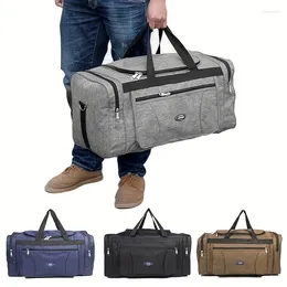 Duffel Bags Oxford Erkekler Seyahat Su Geçirmez İş Büyük Kapasite Çanta Omuz Açık Tote Haftanı Duffle Çok Fonksiyonlu Günlük