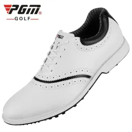 Buty pgm biały w stylu Brock Wodoodporny Antiskid Men Buty golfowe