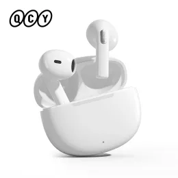 Hörlurar QCY T20 TWS Trådlösa hörlurar Bluetooth 5.3 Earbuds 68ms Low Latency 13mm Driver HiFi hörlurar 4 Mics+Enc HD Call Headset