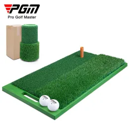 AIDS PGM Golfträning Mat Portable TPE Hållbart Pad Home Office Outdoor Artificial Grass Pad For Swing Batting Golf Practice Training