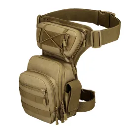 가방 전술 다리 가방 600D 야외 다기능 전투 버전 다리 방수 레깅스 전술 낚시 모바일 허리 라이딩 백