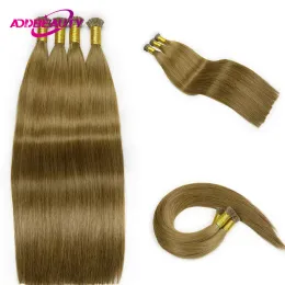 Extensions Straight I Tip Fusion Hair Keratin Capsule 40g 50g Brazilian Human Remy Hair Extension Natural Human Hairpiece Ombre Blonde Hair