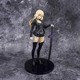 Eylem Oyuncak Figürleri 24cm Saber Altria Pendragon Seksi Anime Figür Kader/Grand Sipariş Figür Saber Sabre Değiştir Günlük Giyim Figürin Model Bebek Oyuncakları 24319