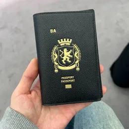 BB24SS Högkvalitativ designer Bagkort Plånbok Män Kvinnor Coin Purse Fashion Leather Card Holder Classic Passport Card Bag Busikkort Holder
