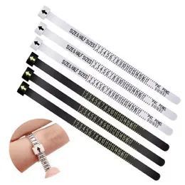 Blues oem all'ingrosso eu hk US UK UK Black White Finger Measurement Gauge Regole