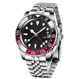 Erkek İzle Otomatik Mekanik Üst Hareket Saatleri 41mm Sapphire Luminous Business Holluwatch 904L Paslanmaz Çelik Kayış Ayarlanabilir Montre De Luxe