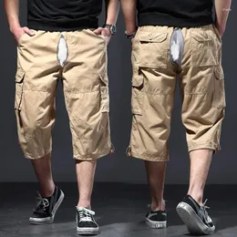 Мужские шорты, хлопковые невидимые брюки с открытым сиденьем, уличные секс-драйверы, быстрые летние повседневные свободные спортивные мужские брюки-карго