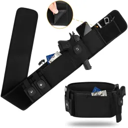 Väskor Taktisk magen Gun Holster Belt dold Carry Midjeband Pistolhållare Magazine Bag Military Army Invisible Waistband Holster