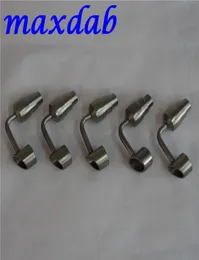 Universal Titanium Banger Nails tools 14mm 19mm Domeless Titaniums Bangers 2 In 1 Gr2 Domless Ti Nail1676942