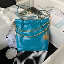 10A Qualidade Original CC Clássico Saco de Compras de Lixo Luxo Mulheres Designer Bolsas Bolsas de Viagem Totes Couro Genuíno Crossbody Chain Bag Pequeno e Mini