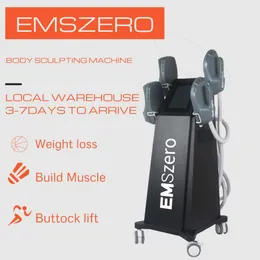 ボディスカルプトスリミングハイエンドDLS- Emslim 14 Tesla 6000W EMSZERO NEO EMS MUSSLE STIMTALOR PROWERSION FAT BURNING 5ハンドルRFマシン