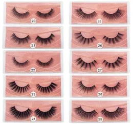 Neue 10 Stile 3D Nerz Wimpern Natürliche Falsche Wimpern Soft-Make-Up Wimpern Verlängerung Make-Up Gefälschte Wimpern 3D Serie 4359975