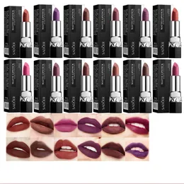 Rossetto viola Trucco Rossetti Impermeabile Lucidalabbra Labbra a lunga durata Strumenti per il trucco All'ingrosso all'ingrosso