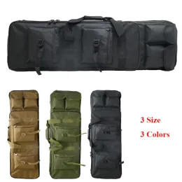 Bolsas 81/94/118 cm de nylon capa de armas de espingarda tática de equipamentos militares de caça airsoft rifle holster pistolas de proteção contra mochila