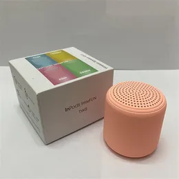 econic inpods 작은 재미있는 macaron tws bluetooth 스피커 보호 가능한 무선 음악 스피커 여분의베이스 스테로 플레이어 방수 지원 4409474