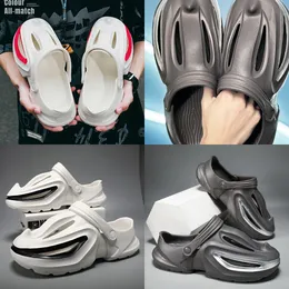 2024 Scarpe con buco fatturato squalo con la sensazione di calpestare le feci scarpe da spiaggia con suola morbida scarpe estive da uomo con aumento di altezza sandali da esterno traspiranti GAI 40-45