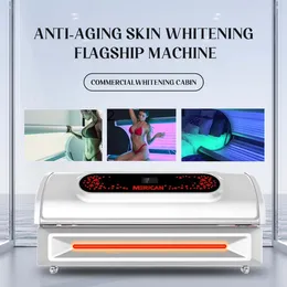 Luxury Collagen Therapy Machine Red Light Ant-Aging LED Hud Rejuvenation Care PDT Bed Infrared Solarium Whitening Equipment Solarium Spa Capsule Beauty Salon Use