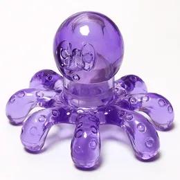 NEU 2024 Mini Oktopus Form persönlicher Massage Muskel Entspannter Körperhals Massage Werkzeug Kristallkrallenmassage Handheld -Massage für Hals und Körper