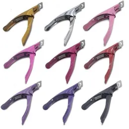 Candy Colors Stainless Steel 3way Acrylic UV Gel False Nail Tip Clipper Cutter Edge Cutter Tips Nail Professional8756643