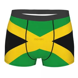 Menu Men Jamajka Flag Flag Biecid Humor Bokser krótkie majtki Homme oddychające majtki S-XXL 24319