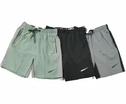 2024 homens shorts verão ginásio de fitness musculação correndo masculino calça curta na altura do joelho malha respirável calças esportivas praia 31jN #