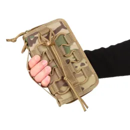 Väskor Taktisk molligväskan plånbok män handväska EDC XLOCK Telefonhållare kort arrangör dragkedja Copping Bag Camping Hunting Accessories
