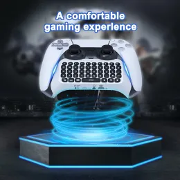 Speakers Wireless Keyboard Ergonomic Built Mechanical Speaker keycap Controller Gamepad Bluetoothcompatible Game Player Keypad for PS5