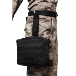 Taschen Military Tactical Drop Beinbeutel Herrenjagd Molle Taille Pack verstellbar Oberschenkelgürtel Wanderwanderung Nylon Motorrad -Reitcampingbeutel