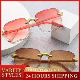 Sunglasses Vintage Women Street S Meta Summer Travel Okulary Przeciwsloneczne Damskie 2024 Fashion Universal Pc