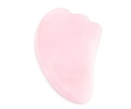 Natural Rose Quartz Gua sha board Pink Jade Stone Body Hace Dear Draging Plate الوخز بالإبر والاسترخاء الرعاية الصحية F4013812036