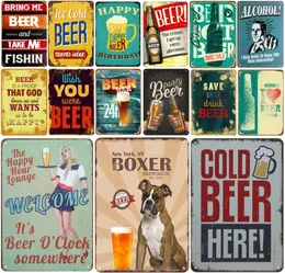 2021 Ice Beer Tablie Metal Vintage Tin Sign Up Shabby Chic Decor Decor Metal Dekoracja Dekoracja baru metalowa plakat pub home craf1037580