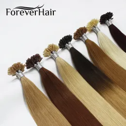 Наращивание навсегда волосы 1 г/с 16 "18" 20 "22" 100% настоящий Real Remy Fusion Extension Hair Extension Red Keratin Tip Natural человеческие волосы. 50 г/упаковка