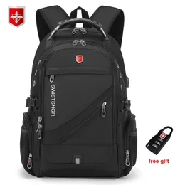 2024 Waterproof 17 Inch Laptop Backpack Men USB Charging Travel Backpack Women Oxford Rucksack Male Vintage School Bag Mochila 240313