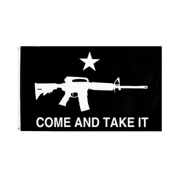 Gonzales Historical M4 Carbin Gun Flag Flag LaBe Come and Weź go w całości gotowe do wysyłki zapasu wiszące 6787418