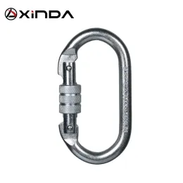 Accessori Xinda Professional Outdoor Rocce Crampicata Sicurezza Tensione Superventic Blocco Attrezzatura Carabiner Carabiner Camping Kit di sopravvivenza di sopravvivenza